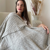 Handknitted Baby Cotton Blanket 
