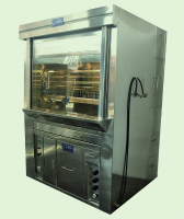 Ecological dual oven for grilled chicken