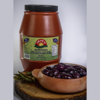 Whole Natural Black Olives in Brine in Drum x 2Kg, 5Kg and 8Kg