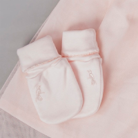 Baby Mittens With Picot Finish