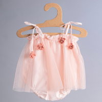 Flower Tulle Romper