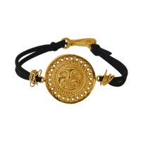 Askiri Bracelet |SKU: PARSEA - 040  | Talla M:  Ø 2.8 cm - ↔ 18.5 cm |  Material: bronce recubierto de oro de 24k |The Lord of Sipan Treasure – Chiclayo |