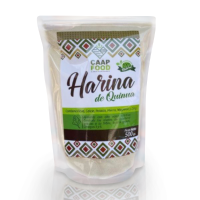 White Quinoa Flour in Presentation of 500 Grams in a Doypack Bag