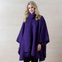 Lined Woven Alpaca Cape