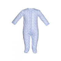 Printed Footie Jumpsuit