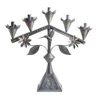 5 Arm Chandeliers with Conical Flowers - Handmade - Sinchi Yumi