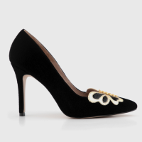 Mariana Suede Pump Black