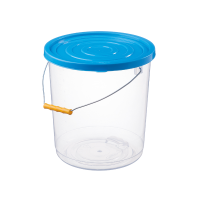 Chuya10 Lt. Clear Bucket with Color Lid