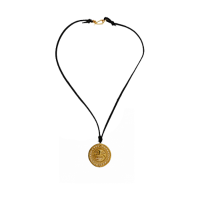 Askiri Earring | SKU: PARSEA - 039  | Talla M:  Ø 2.8 cm - ↔ 32 cm | Material: bronce recubierto de oro de 24k |The Lord of Sipan Treasure – Chiclayo |