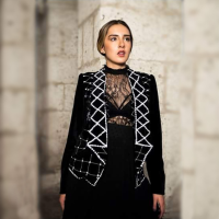 Embroidered Blazer