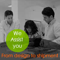We assist you  in all the processes, from design & manufacture to shipment