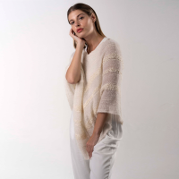 Alpaca poncho Ines 019