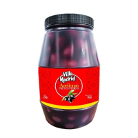 Jar of whole black olive