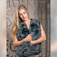  Alpaca Fur Vest Suri