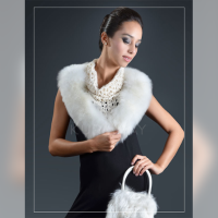  Alpaca Huacaya Fur Scarf