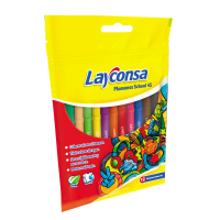 Box of 12 colored markers. 
