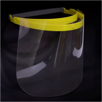 Personal face shield - yellow