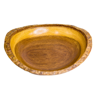 Fruit Bowl with Wood Carnaza