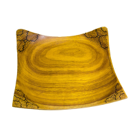 Square Wooden Fruit Bowl Incira