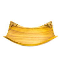 Square Wooden Fruit Bowl Incira