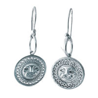 Silver Apu Feline Pendant  |Pendant Earring | Peruvian Silver 950 |Pre - Columbian Jewelry |