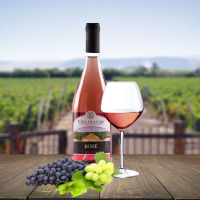 Wine Rose Semi Seco
