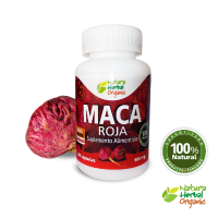 Red Maca Root (Lepidium meyenii) in Capsules