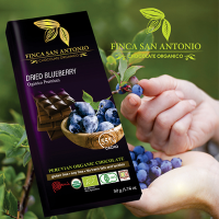Dehydrated Blueberries Chocolate Bar 55% Cocoa