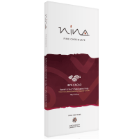 Chocolate Bar 85% Cacao with Caramelized Majambo Nibs and Salt 70g Nina
