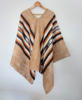 Cape, handwoven in a bench loom, material: Alpacril