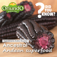 Did you know? This ancestral Andean superfood contains powerful antioxidants that promote blood flow and reduce cholesterol.