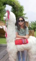 Real Size Llama 1.5mt or 59" Made With Real Alpaca Fur