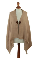Cape 100% Baby alpaca handmade - Sphaera