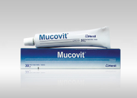 Mucovit cream available in box with tube for 10gr, 30 gr and 60 gr.