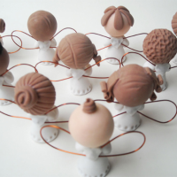 Angels in Cold Ceramic