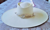 Palma Macora Straw Hat With Chalan Style Design