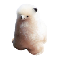 Handmade Baby Alpaca and Leather Alpaca Stuffed Animals - Ultra Premium