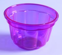3.5 OZ PURPLE PS SPANISH GELATINE CUP