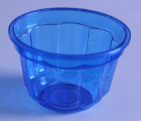 3.5 OZ BLUE PS SPANISH GELATINE CUP