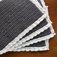 Crochet and Jersey Placemat