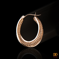 Gold earrings 10Kt