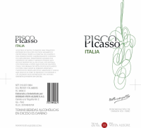 Pisco Picasso Italy Label
