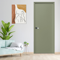 Flexilam Interior Wooden Door 69x209 cm Olive Green - Alida