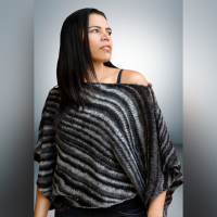 100% Alpaca poncho