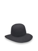 felt black hat 