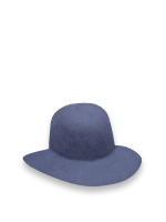 felt blue hat