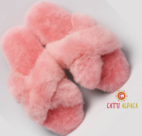 Baby Alpaca Fur Slippers