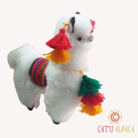 Alpaca fur Alpaca Standing- Stuffed Animal