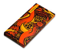 Dark Chocolate Bar with Brazil nut 70% cacao 70g
