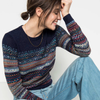 Alpaca knit sweater